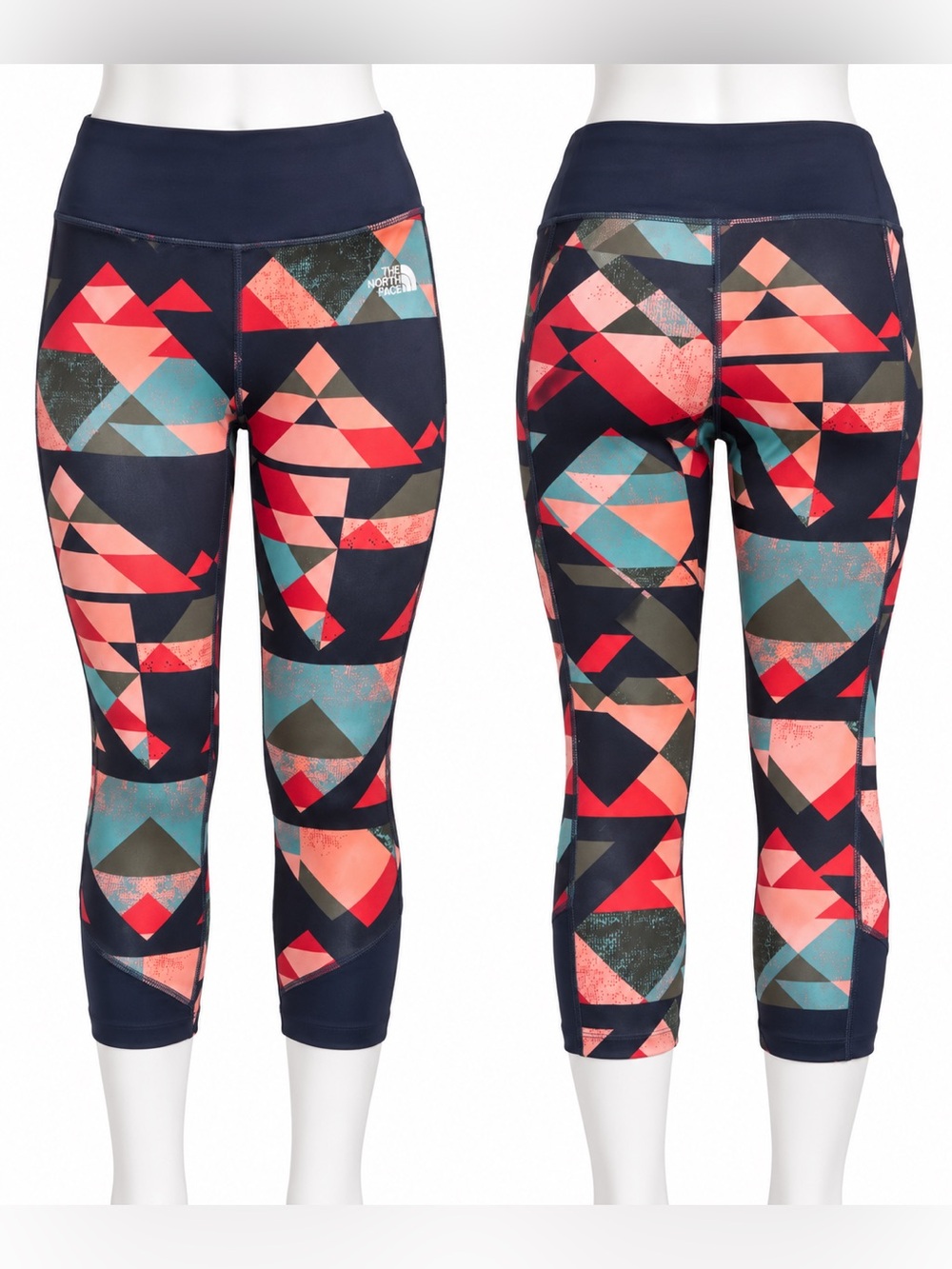 The North Face FlashDry Capri Leggings Women’s M Geometric Print 3/4 Crop